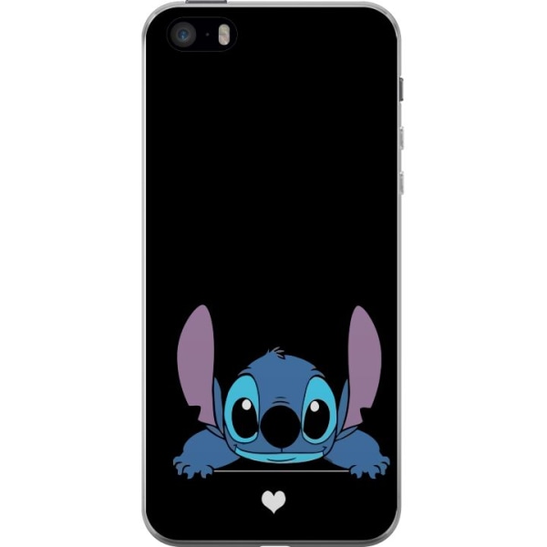 Apple iPhone SE (2016) Genomskinligt Skal Stitch