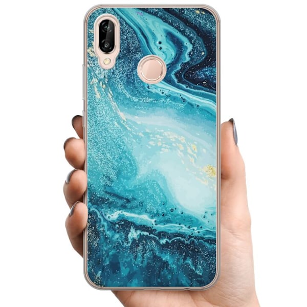 Huawei P20 lite TPU Matkapuhelimen kuori Marmori