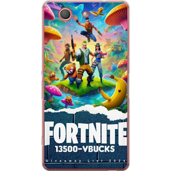 Sony Xperia Z3 Compact Gennemsigtig cover Fortnite