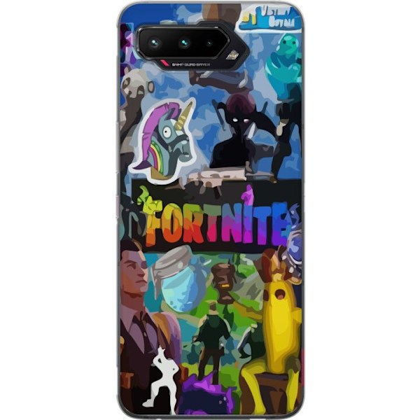 Asus ROG Phone 5 Gjennomsiktig deksel Fortnite