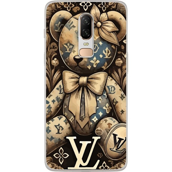 OnePlus 6 Genomskinligt Skal Teddy Vuitton