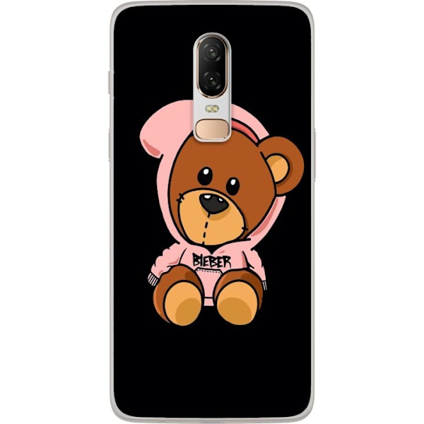 OnePlus 6 Gennemsigtig cover Teddybjørn Bieber