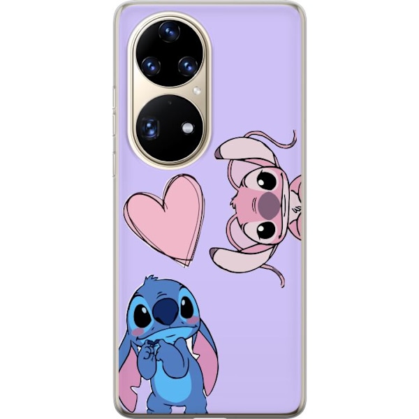 Huawei P50 Pro Läpinäkyvä kuori Stitch Mode