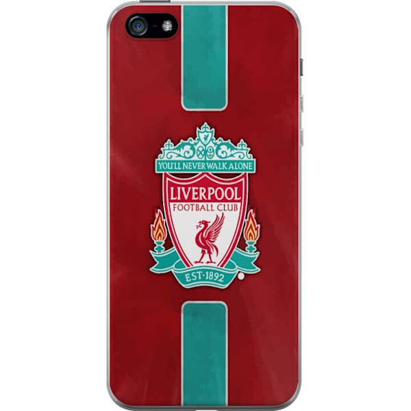 Apple iPhone 5 Läpinäkyvä kuori Liverpool FC - Klassinen ja