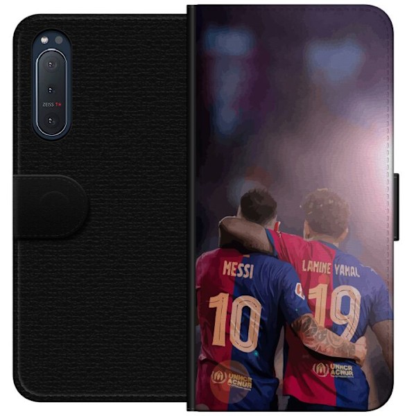 Sony Xperia 5 II Lompakkokotelo Lamine Yamal VS Messi