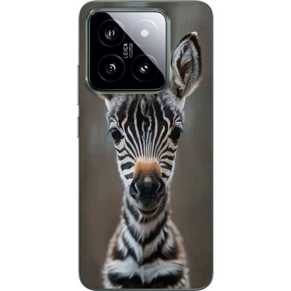 Xiaomi 14 Läpinäkyvä kuori Giraffi Eläinaihe Afrikka Luonto Graafinen Kuva Savanni Villieläimet Suosittu Seinätaide Eksoottinen Teema