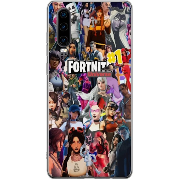 Huawei P30 Genomskinligt Skal Fortnite