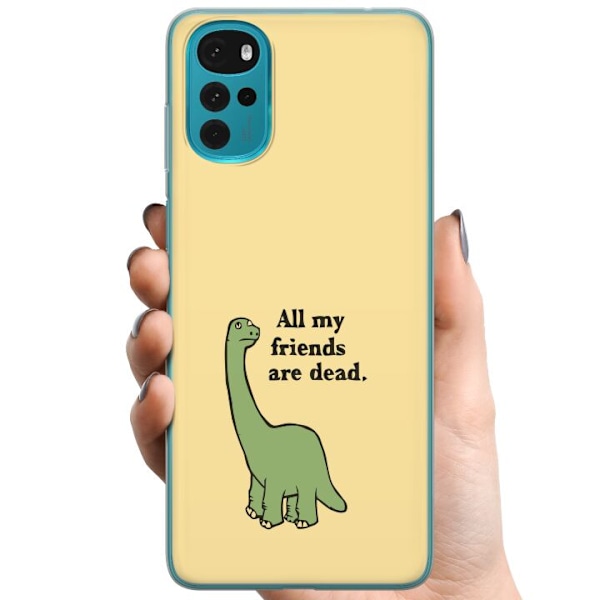 Motorola Moto G22 TPU Mobildeksel Dinosaurar