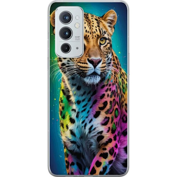 OnePlus 9RT 5G Läpinäkyvä kuori Leopard