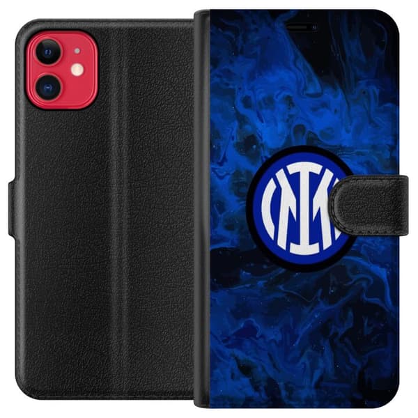 Kompatibel Tegnebogsetui til Apple iPhone 11 Inter Milan
