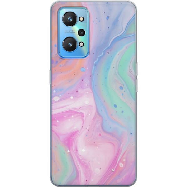 Realme GT Neo2 Läpinäkyvä kuori Pastellimarmori