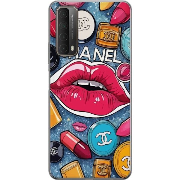 Huawei P smart 2021 Genomskinligt Skal Chanel Lips