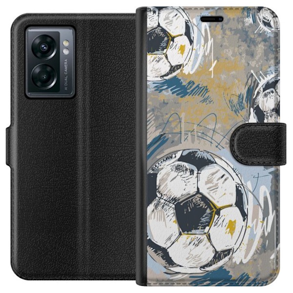 OnePlus Nord N300 Plånboksfodral Fotboll