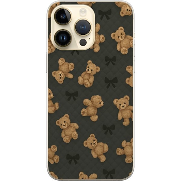 Apple iPhone 15 Pro Max Genomskinligt Skal Teddy Hugs