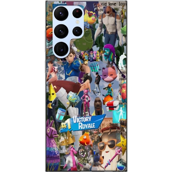 Samsung Galaxy S22 Ultra 5G Gennemsigtig cover Fortnite