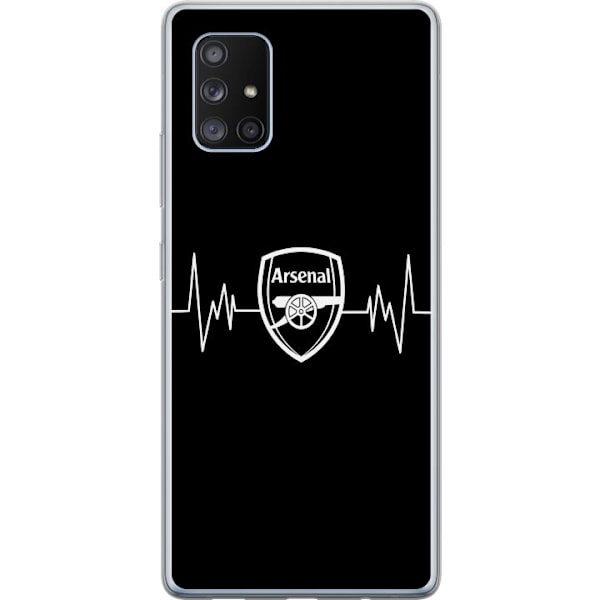 Samsung Galaxy A71 5G Gjennomsiktig deksel Arsenal