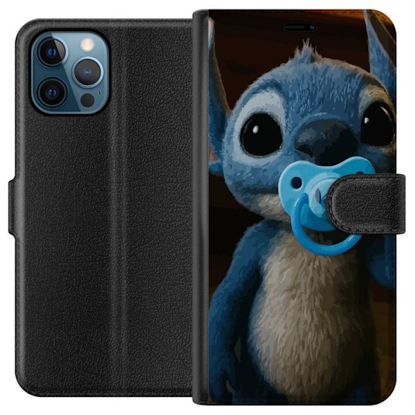 Apple iPhone 12 Pro Lompakkokotelo Stitch & Napp - vauvateema söpöllä hahmolla