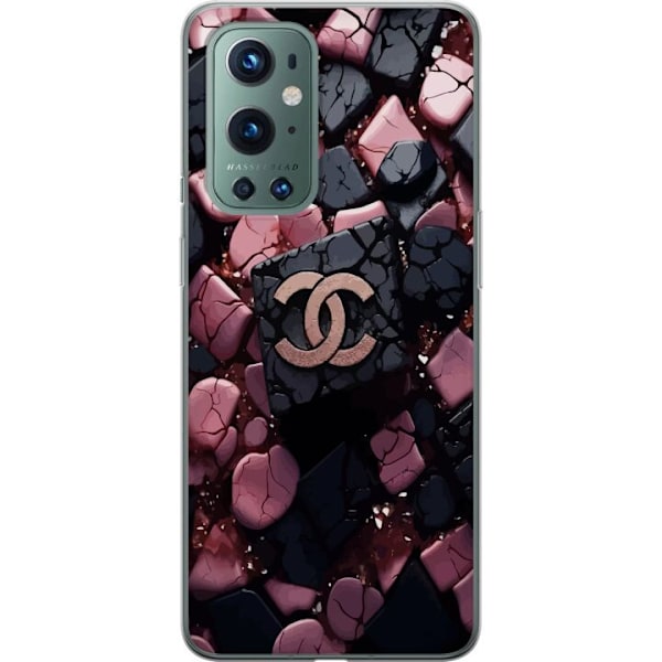 OnePlus 9 Pro Gjennomsiktig deksel Chanel Svart og Rosa