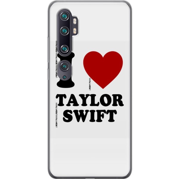 Xiaomi Mi Note 10 Läpinäkyvä kuori Taylor Swift