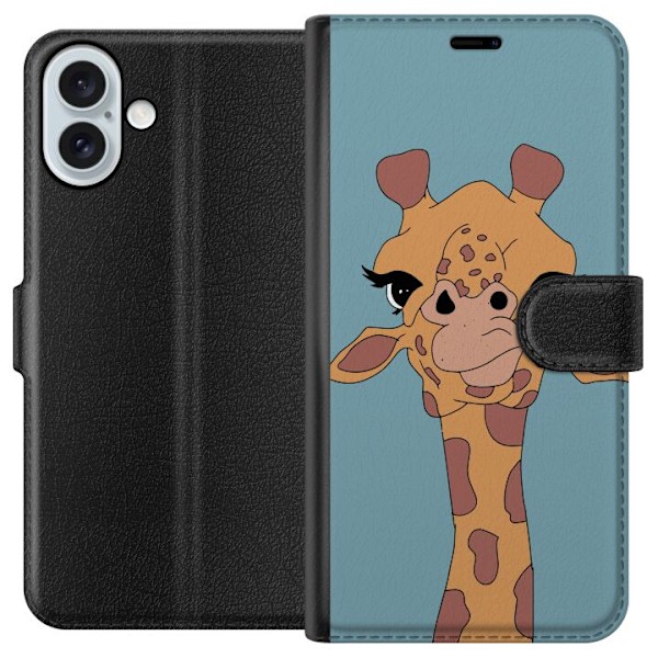 Apple iPhone 16 Plus Lommeboketui Giraff