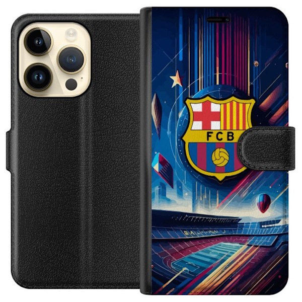 Apple iPhone 15 Pro Lommeboketui FC Barcelona