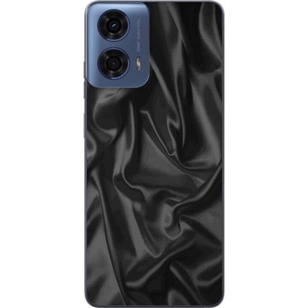 Motorola Moto G24 Gjennomsiktig deksel Silke Svart