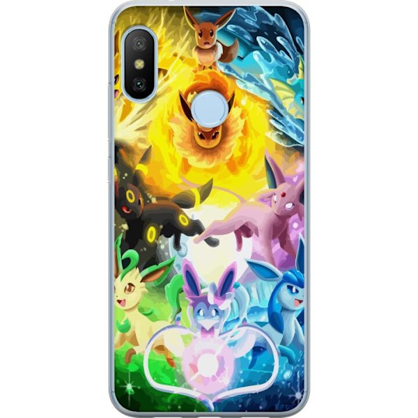 Xiaomi Mi A2 Lite Gennemsigtig cover Pokemon