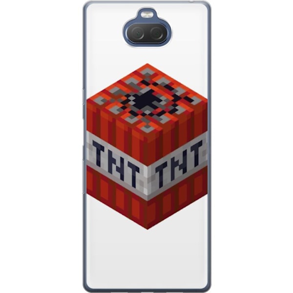 Sony Xperia 10 Plus Läpinäkyvä kuori Minecraft TNT