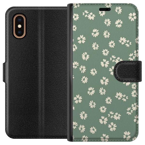 Apple iPhone XS Max Lompakkokotelo Kukkaisunelma - Värikäs K