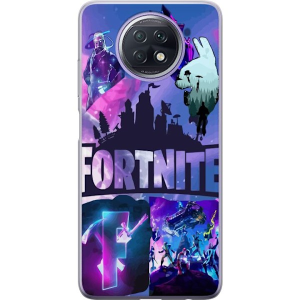 Xiaomi Redmi Note 9T Gennemsigtig cover Fortnite