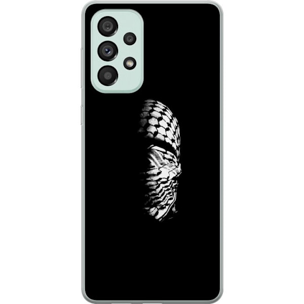 Samsung Galaxy A73 5G Genomskinligt Skal Keffiyeh-mönster –