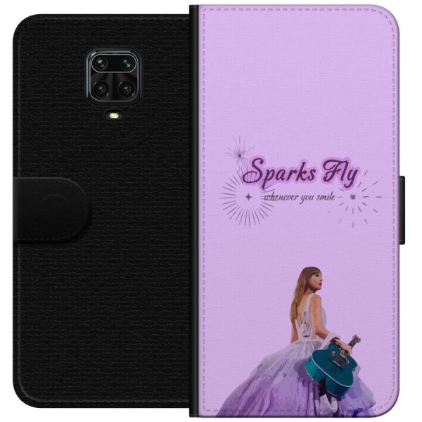 Xiaomi Redmi Note 9S Tegnebogsetui Taylor Swift - Sparks Fly