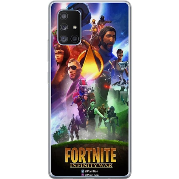 Samsung Galaxy A71 5G Gjennomsiktig deksel Fortnite