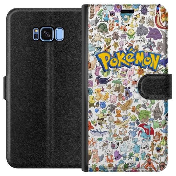 Kompatibelt Plånboksfodral till Samsung Galaxy S8 Pokemon