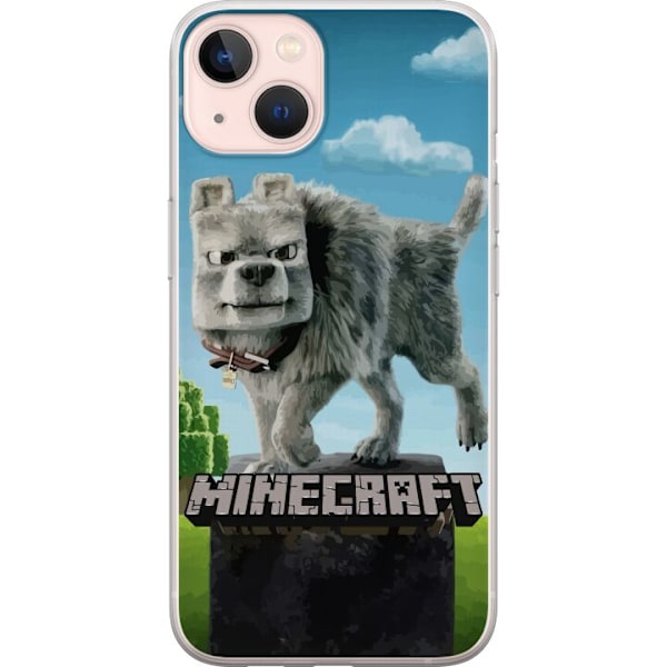 Apple iPhone 13 mini Genomskinligt Skal A Minecraft Movie