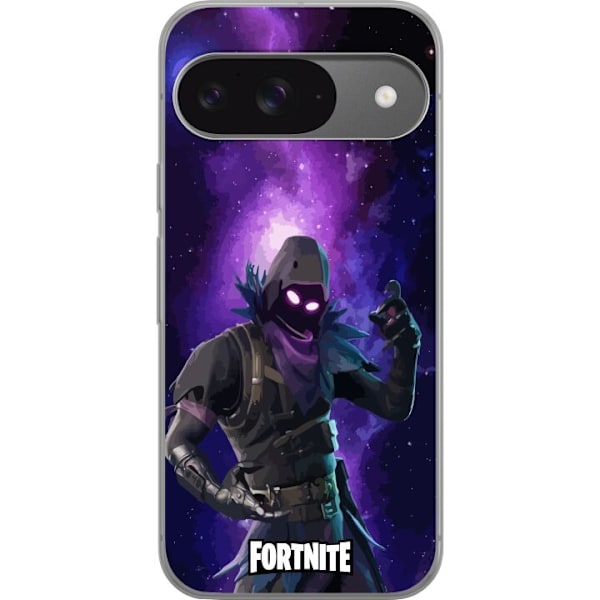 Google Pixel 9 Genomskinligt Skal Fortnite