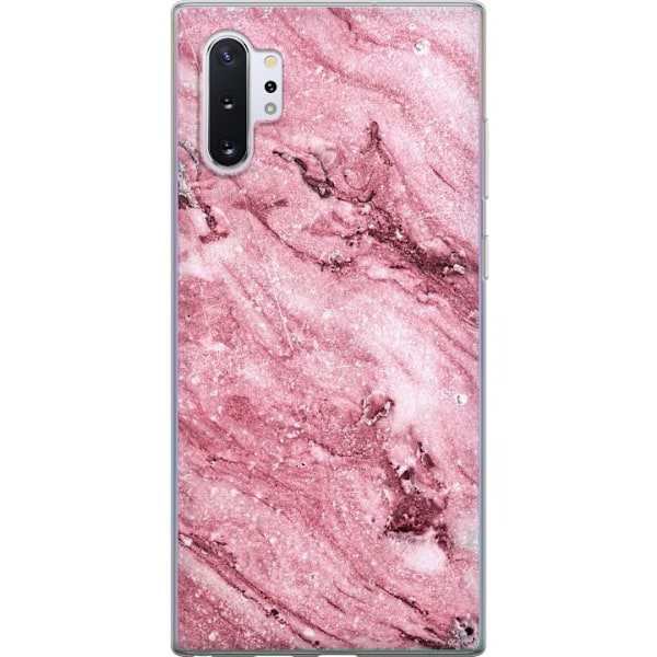 Samsung Galaxy Note10+ Läpinäkyvä kuori pinkki