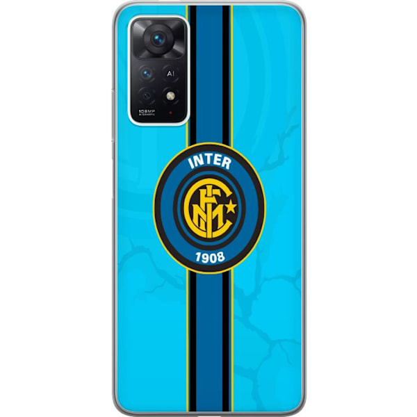 Xiaomi Redmi Note 11 Pro Genomskinligt Skal Inter Milan