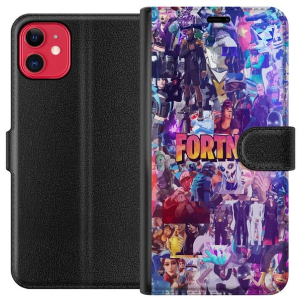 Kompatibel Tegnebogsetui til Apple iPhone 11 Fortnite