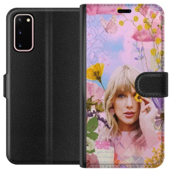 Samsung Galaxy S20 Plånboksfodral Taylor Swift - Blomma