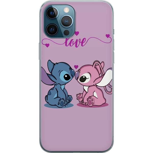 Apple iPhone 12 Pro Max Läpinäkyvä kuori Lilo & Stitch –