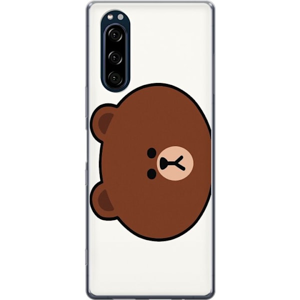 Sony Xperia 5 Genomskinligt Skal line friends brown