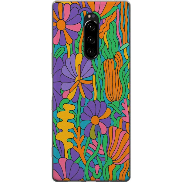 Sony Xperia 1 Gennemsigtig cover Farveeksplosion