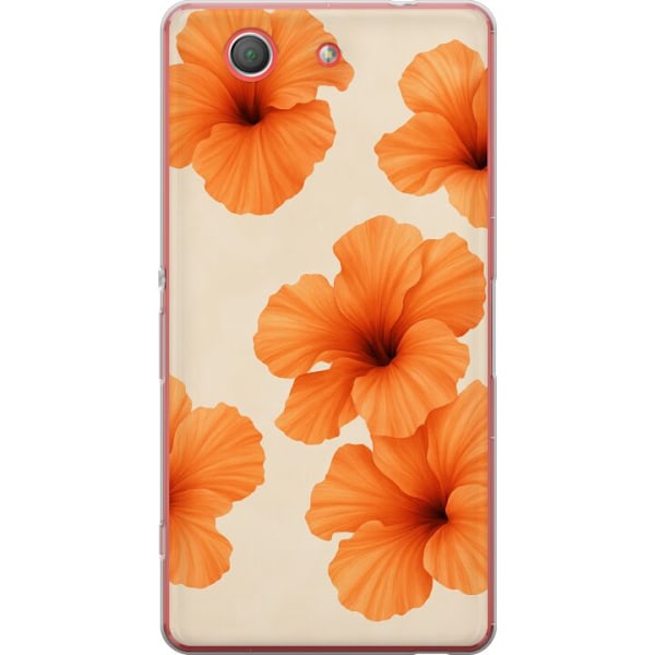 Sony Xperia Z3 Compact Gennemsigtig cover Papaya Punch