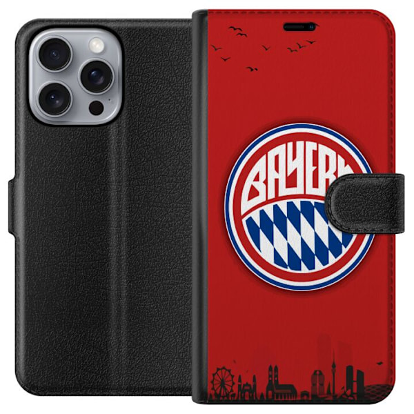 Apple iPhone 16 Pro Max Plånboksfodral FC Bayern Munich