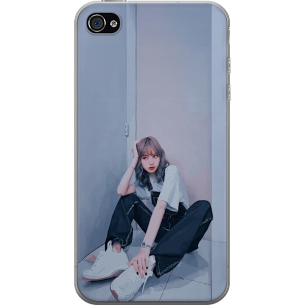Apple iPhone 4 Läpinäkyvä kuori Lisa from Blackpink – K-pop Style Icon