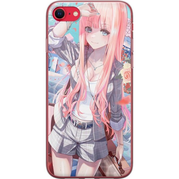 Apple iPhone 16e Gennemsigtig cover Anime pige sød