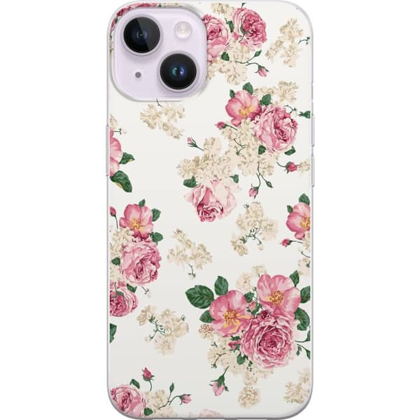 Kompatibelt Mobildeksel til Apple iPhone 14 Retro Blomster