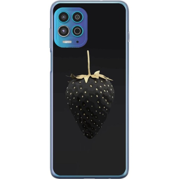 Motorola Moto G100 Gjennomsiktig deksel Luksuriøs Jordbær