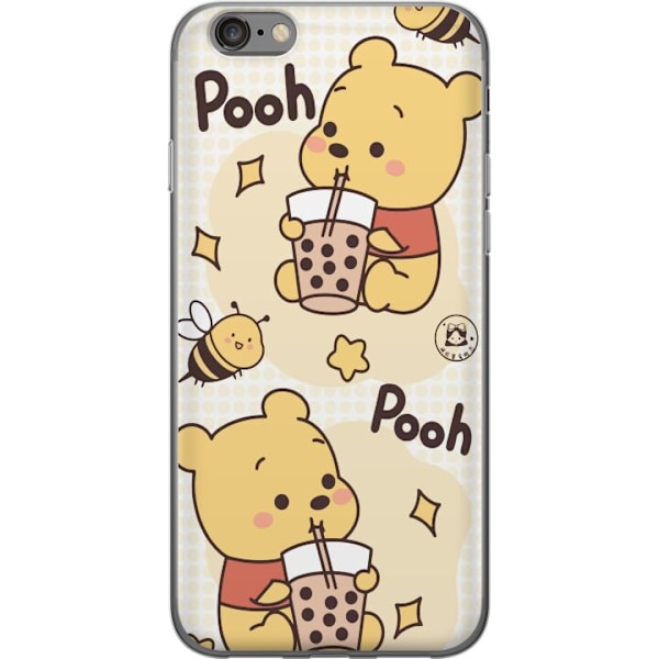 Apple iPhone 6 Gennemsigtig cover Nalle Pooh-stil - klassisk b